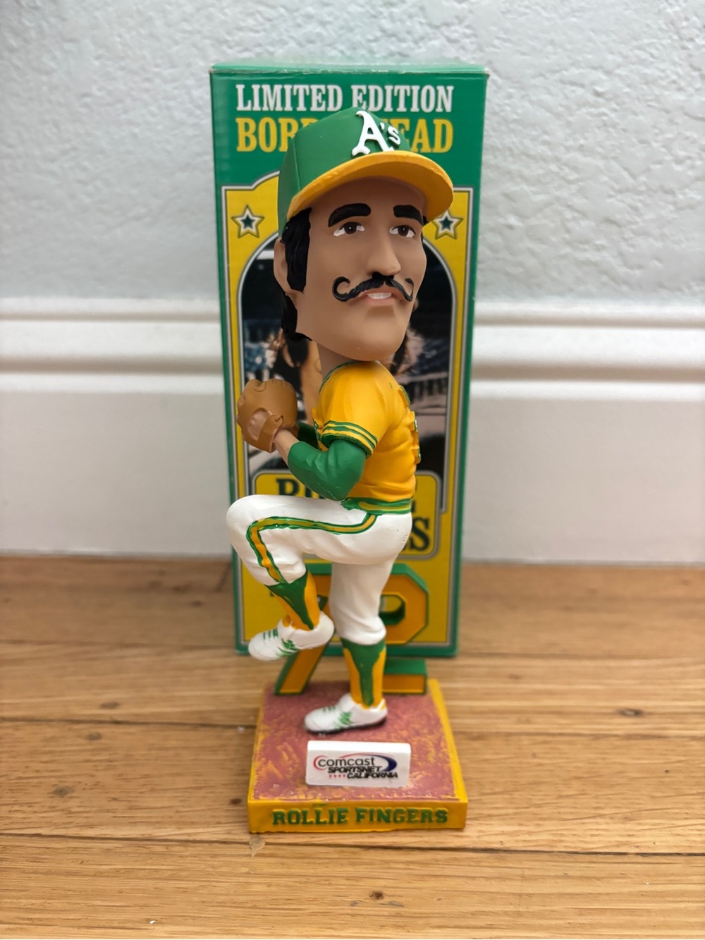 Oakland Athletics A’s Rollie Fingers #34 Bobblehead 2012 SGA